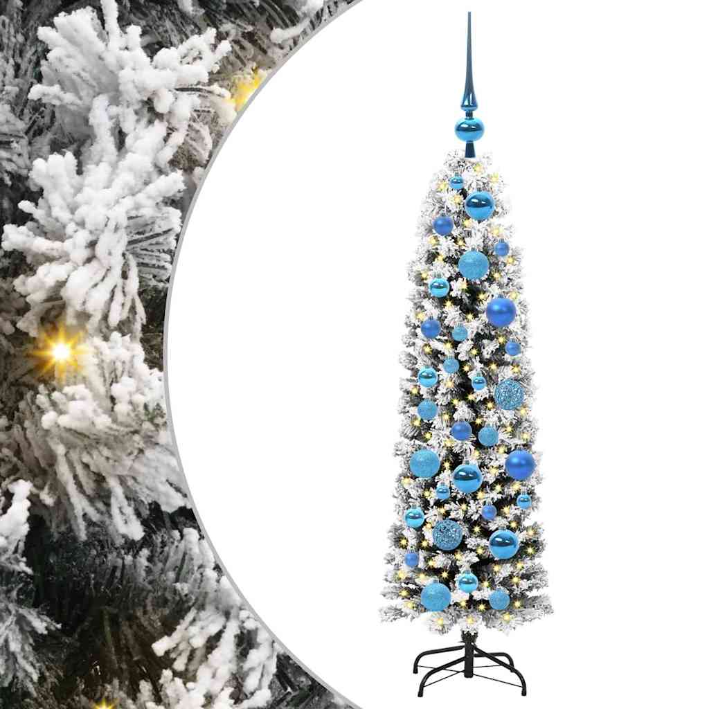 Artificial Christmas Tree with 150 LEDs with Stand Green 120 cm